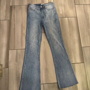 Paige High Rise Flare Jeans, Size 27
